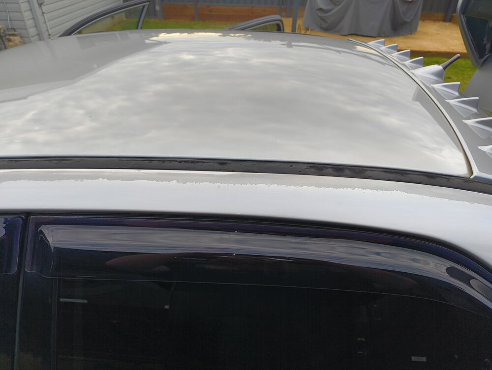 Roof clear-coat damage