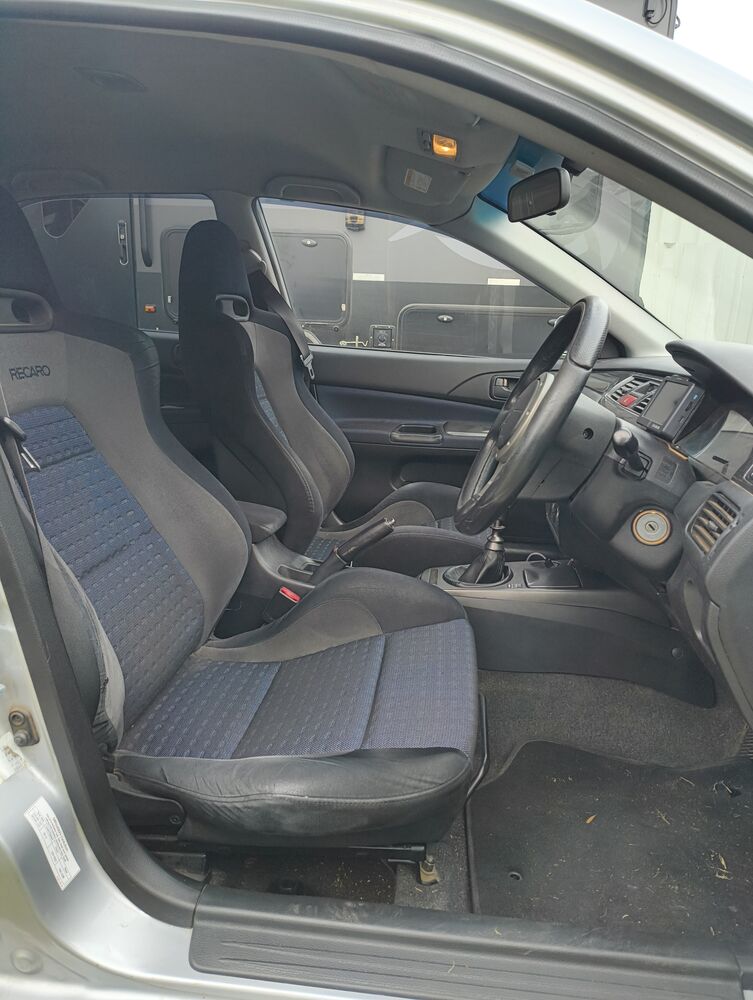 Driver Recaro seat detail — fabric in good condition